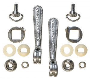 Shifters à Friction Vintage Campagnolo Argent Usiné - Rare, 5/6/7/8 Vitesses, Pour Vélo De Route