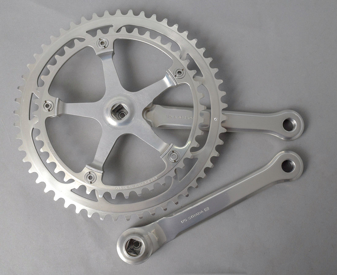 campagnolo record pédalier vintage 10 vitesses (vélo bike crankset