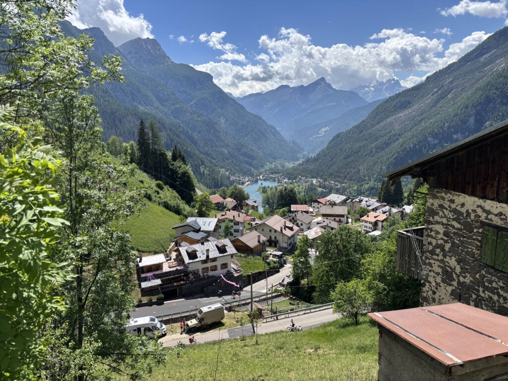 View on Climb to Piani de Pezze in Alleghe