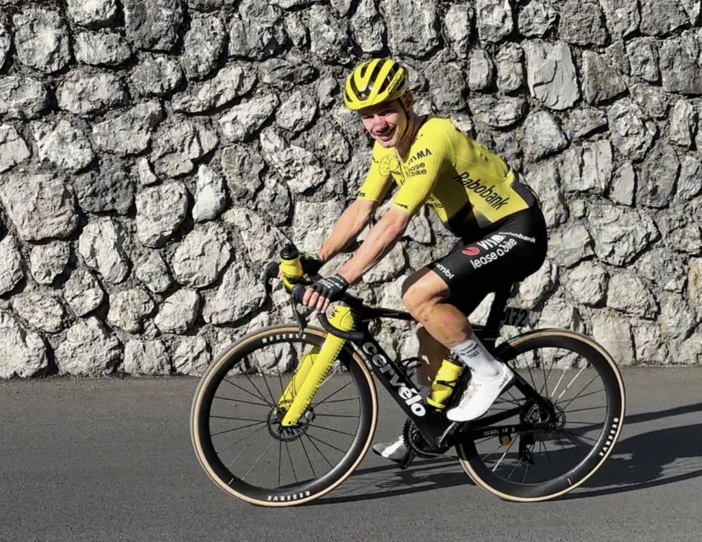 Victor Campenaerts in Alleghe